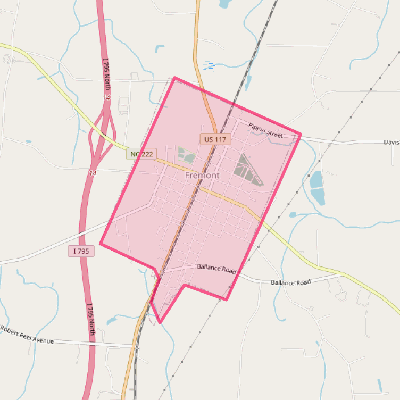 Map of Fremont