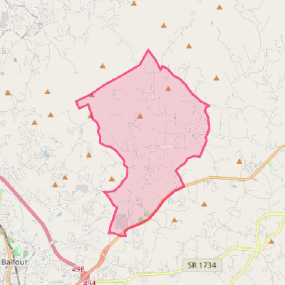 Map of Fruitland