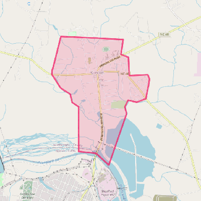 Map of Gaston