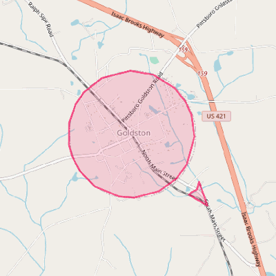 Map of Goldston