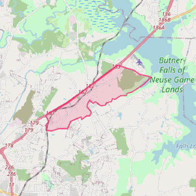 Map of Gorman