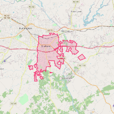 Map of Graham