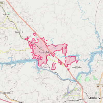 Map of Granite Falls