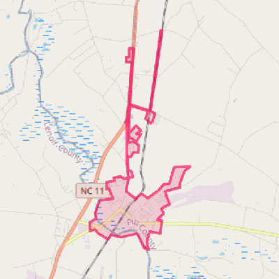 Map of Grifton