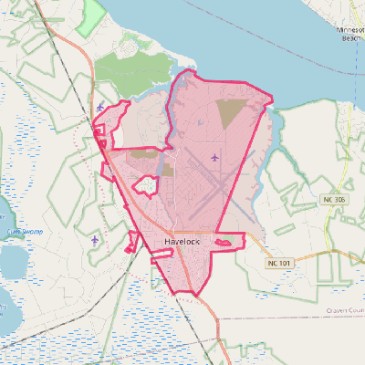 Map of Havelock