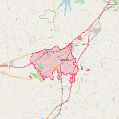 Map of Henderson