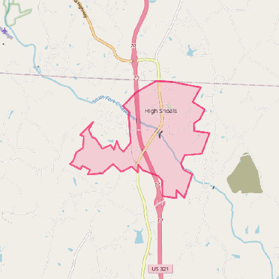 Map of High Shoals