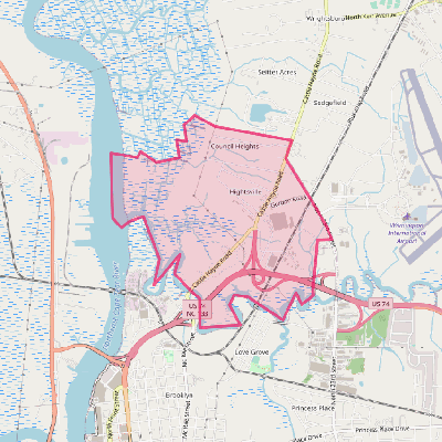 Map of Hightsville