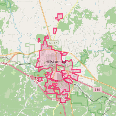 Map of Hillsborough