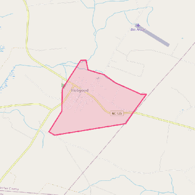 Map of Hobgood