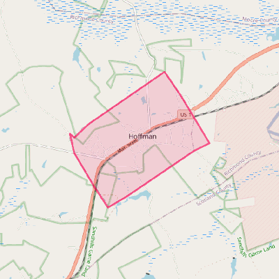 Map of Hoffman