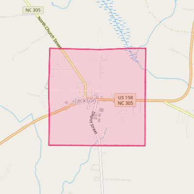 Map of Jackson