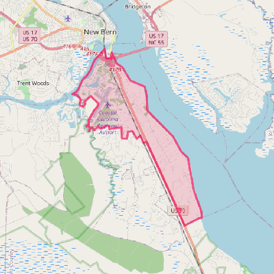 Map of James City