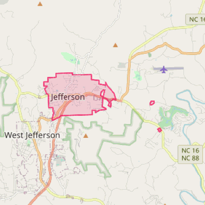 Map of Jefferson