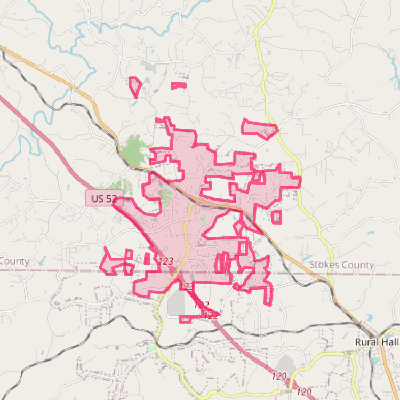 Map of King