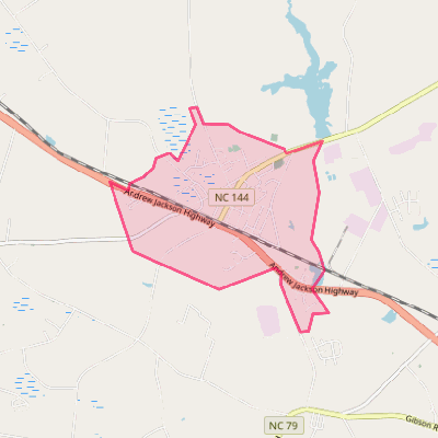 Map of Laurel Hill