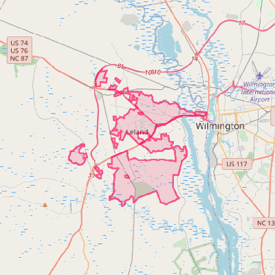 Map of Leland