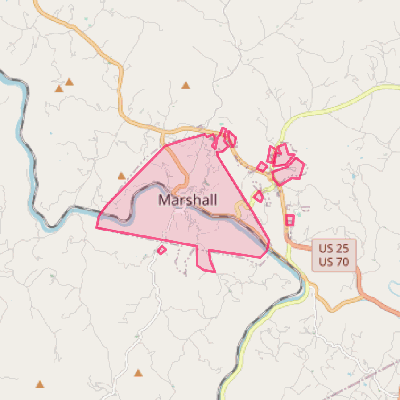 Map of Marshall