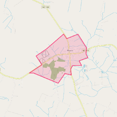 Map of Maury