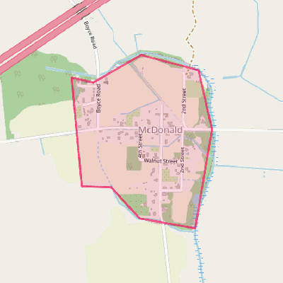 Map of McDonald