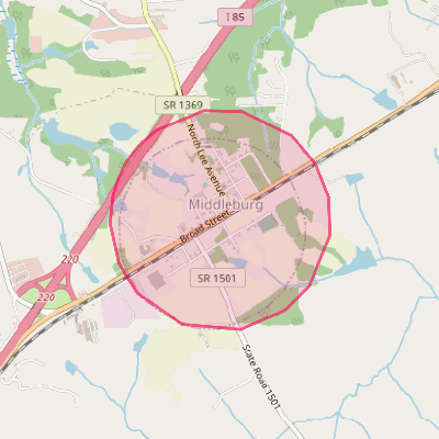 Map of Middleburg