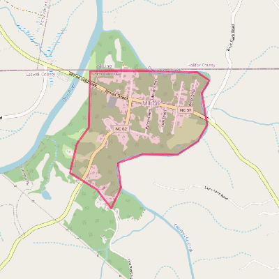 Map of Milton