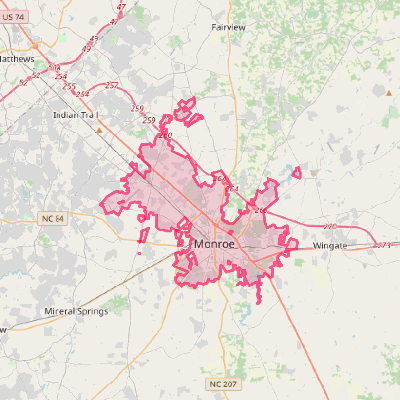 Map of Monroe