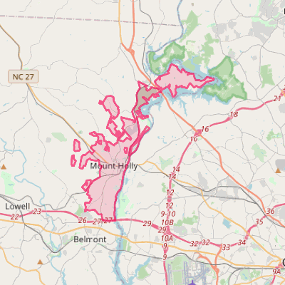 Map of Mount Holly