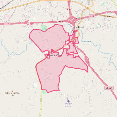 Map of Mountain View