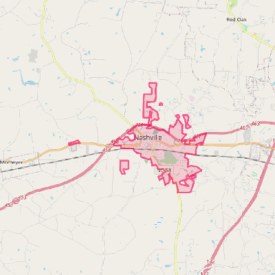 Map of Nashville