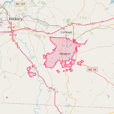 Map of Newton