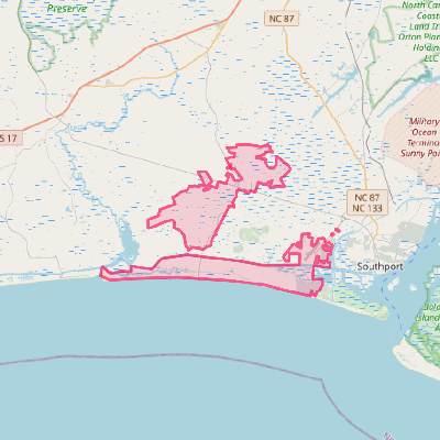 Map of Oak Island