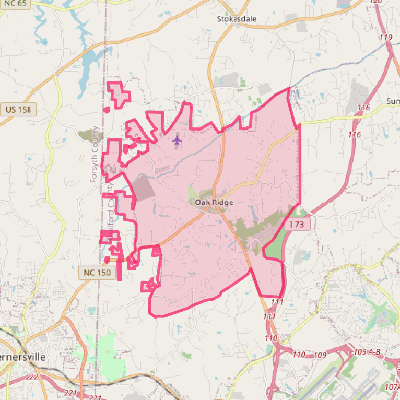 Map of Oak Ridge