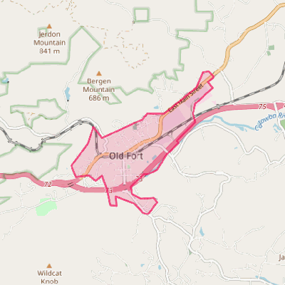 Map of Old Fort