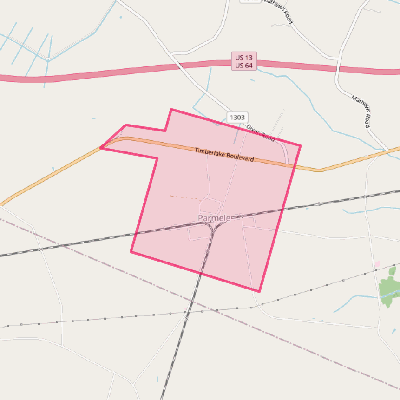 Map of Parmele