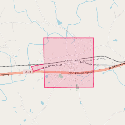 Map of Peachland