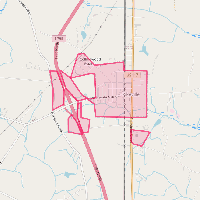 Map of Pikeville