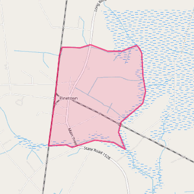 Map of Pinetown