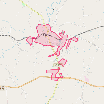 Map of Robbins