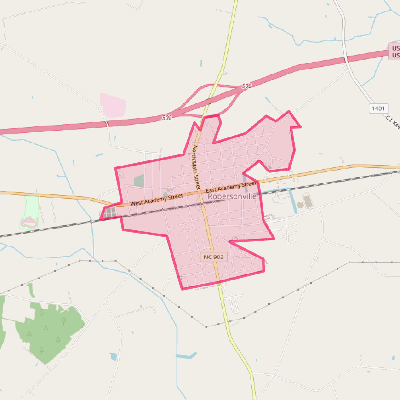 Map of Robersonville