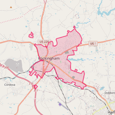 Map of Rockingham