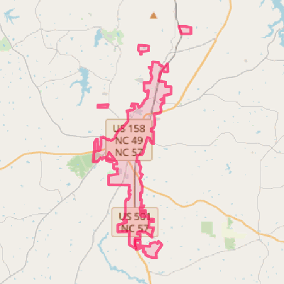 Map of Roxboro