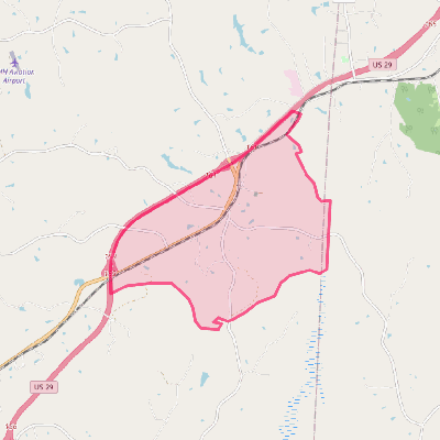 Map of Ruffin