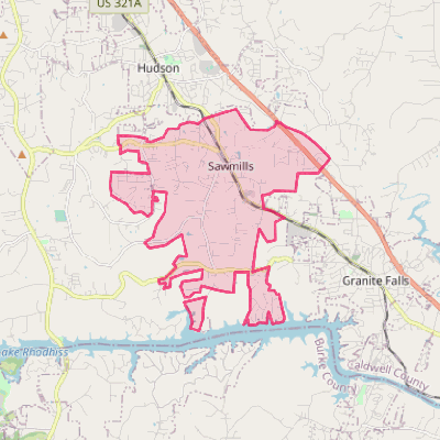 Map of Sawmills