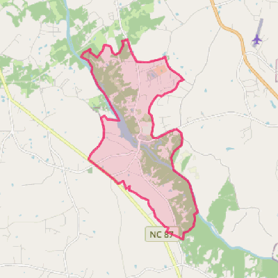 Map of Saxapahaw