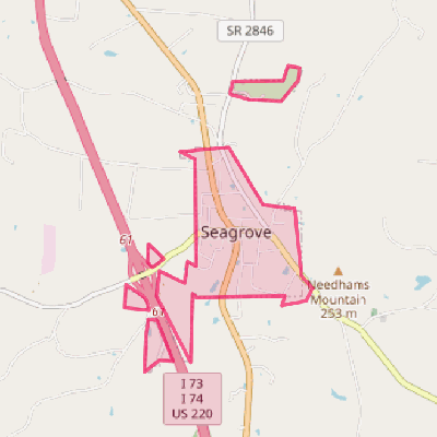 Map of Seagrove