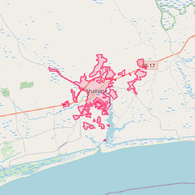 Map of Shallotte