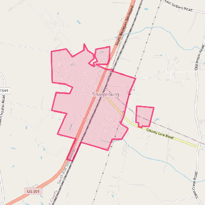 Map of Sharpsburg