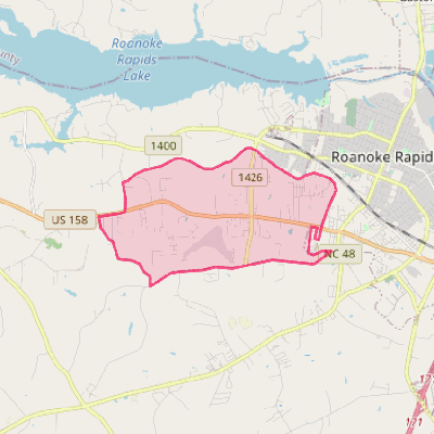 Map of South Rosemary