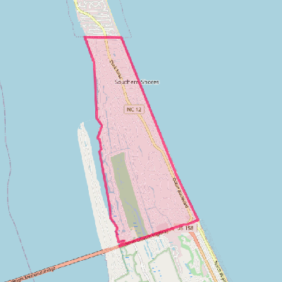 Map of Southern Shores